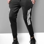 Indya Trendz Printed Men Black Track Pants