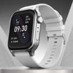 Fire-Boltt Rise Bt Calling 47Mm (1.85), Voice Assistance & 123 Sports Single Bt Connection Smartwatch(Grey Strap, Free Size)