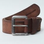 Jack & Jones Men Brown Genuine Leather Belt