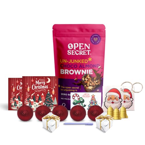 Open Secret Christmas Gift Hamper | Combo Of 17 Items – Brownie, Keychain, Card, Pen, Ornaments | Gifts, Gifts For Christmas, Corporate Gifts, Secret Santa Gifting