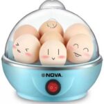 Nova Blue Electric Egg Boiler Nec 1530 Egg Cooker(Blue, 7 Eggs)