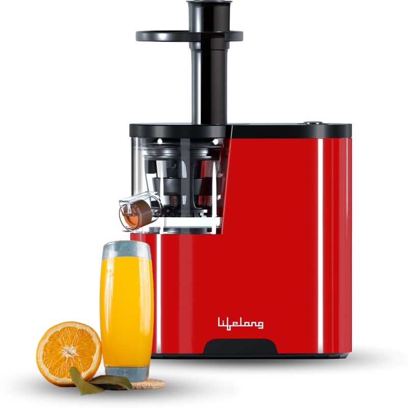 Lifelong Mastiquer 180 W Juicer(Llsj01 | 2 Jars | Red)