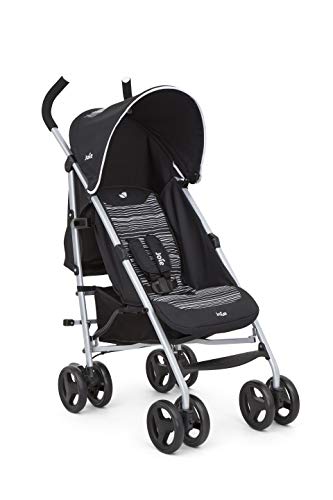 Joie Rapid Stroller With Compact Umbrella Fold (Birth To 15Kg), Skewed Lines Caviar