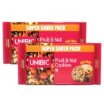 Unibic Fruit & Nut Cookies, 500 G (Pack Of 2)| Premium Biscuits| Packed With Cranberries, Almonds & Cashews| Crispy & Crunchy| Teatime Snack| 1 Kg