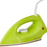 Amazon Basics 1000 Watt Dry Iron With Ergonomic Hand-Grip (Green)