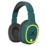 Zebronics Thunder Bluetooth 5.3 Wireless Over Ear Headphones With 60H Backup, Gaming Mode, Dual Pairing, Enc, Aux, Micro Sd, Voice Assistant, Comfortable Earcups, Call Function (Teal Green)