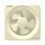 Anchor By Panasonic Air Wave 150Mm Exhaust Fan, Exhaust Fan For Kitchen, Bathroom, Cutout Size 195X195 Mm, Ivory