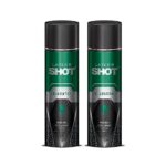 Layer’R Shot Gladiator Aerosol Perfume – 2 X 120Ml Each | Long Lasting Premium Fragrance With Smokey Leather Body Spray | Luxurious Exotic Scent For Daily Use | Gift For Men