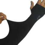 La Otter Cotton Arm Sleeve For Men & Women(Free, Black)