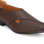 Stylelure Ethnic Premium Leather Brown Formal Peshawari Sandals|Summer|Trendy Slip-On Outdoors For Men(Brown , 7)