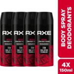 Axe Intense Body Spray  –  For Men(150 Ml, Pack Of 4)