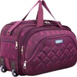 Lugzy (Expandable) A1-Purple_20 Duffel With Wheels (Strolley)