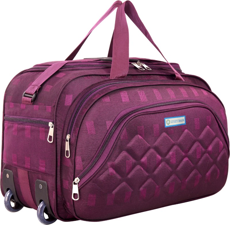 Lugzy (Expandable) A1-Purple_20 Duffel With Wheels (Strolley)