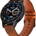 Lifelong Smartwatch For Men & Women | 1.28″ Hd Display | One Watch.Two Straps Smartwatch(Brown Strap, 1.28)