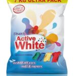 Active White Detergent Washing Powder, 7 Kg Ultra Pack | Laundry Detergent | Removes Tough Stains | High Efficiency | Superior Cleaning | Power Boosters