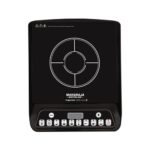 Maharaja Whiteline Superion 12Dx Neo Plus Induction Stove With Pan Sensor Technology With 7 Preset Indian Menus – Black, 1200W