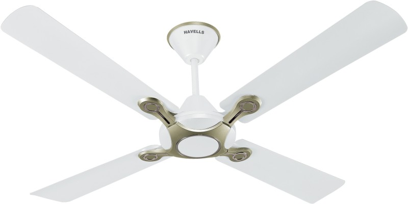 Havells Leganza 4B Es 1 Star 1200 Mm 4 Blade Ceiling Fan(Pearl White Silver | Pack Of 1)