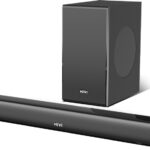 Mivi Fort S200 Soundbar With Wired Subwoofer, Made In India 200 W Bluetooth Soundbar(Black, 2.1 Channel)