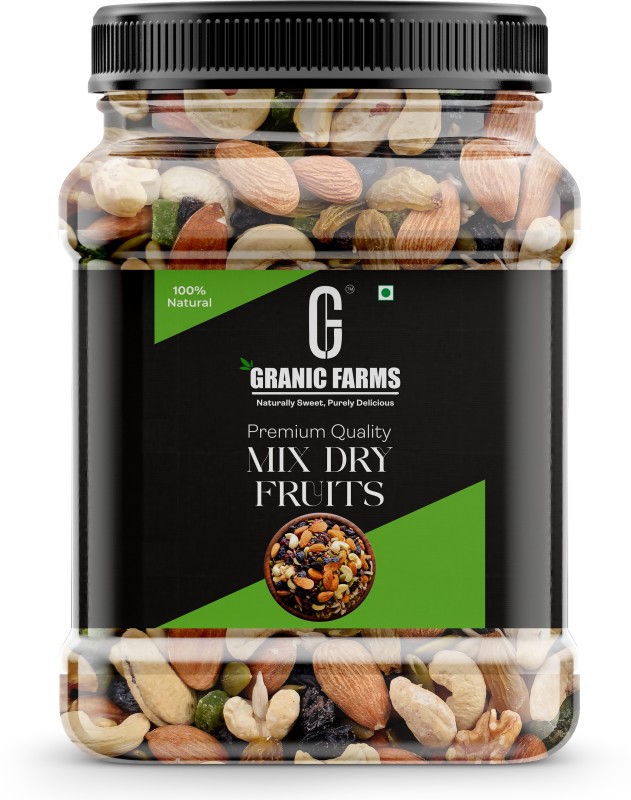 Granic Farms 100% Natural Premium Mix Dry Fruits |Healthy Nutmixed|(500 G)