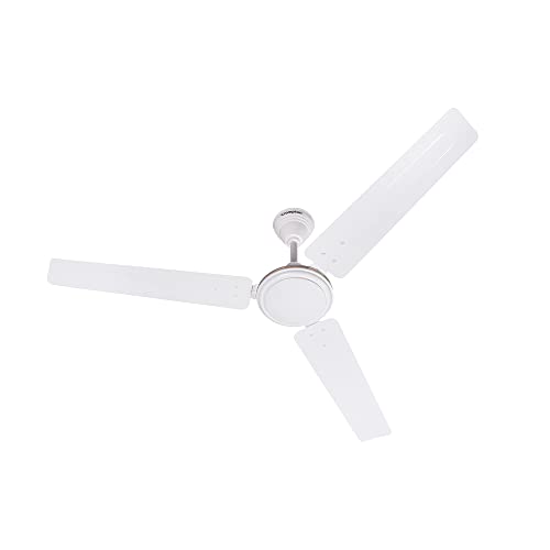 Crompton Surebreeze Sea Sapphira 1200 Mm Ceiling Fan For Home | Bee Star Rated Energy Efficient Fan | Superior Air Delivery | Highspeed | 2 Years Warranty | (Opal White), Pack Of 1