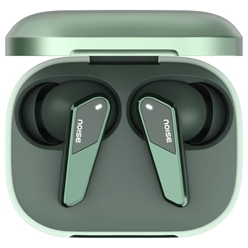 Noise Buds N1 Pro In-Ear Truly Wireless Earbuds With Metallic Finish, Anc(Upto 32Db), 60H Of Playtime, Dual Pairing, Instacharge(10 Min=200 Min), Bt V5.3(Chrome Green)