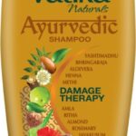 Dabur Vatika Ayurvedic Shampoo, Damage Therapy With 10 Natural Herbs(640 Ml)