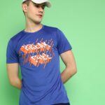 Tiger Shroff – Prowl Graphic Print Men Round Neck Blue T-Shirt