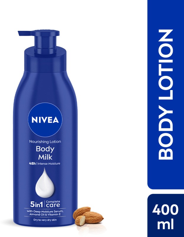 Nivea Body Lotion Nourishing Body Milk With Almond Oil & Vitamin E(400 Ml)