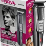 Nova Nht 1074 Usb Trimmer 30 Min  Runtime 4 Length Settings(Black, Silver)