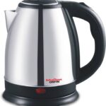 Khaitanavaante Stainless Steel 1.8 L Electric Kettle For Hot Water, Tea, Coffee Electric Kettle(1.8 L, Silver, Black)