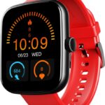 Boat Wave Beat With Boat Coins, Diy Watch Face Studio & 1.69” Hd Display Smartwatch(Red Strap, Free Size)