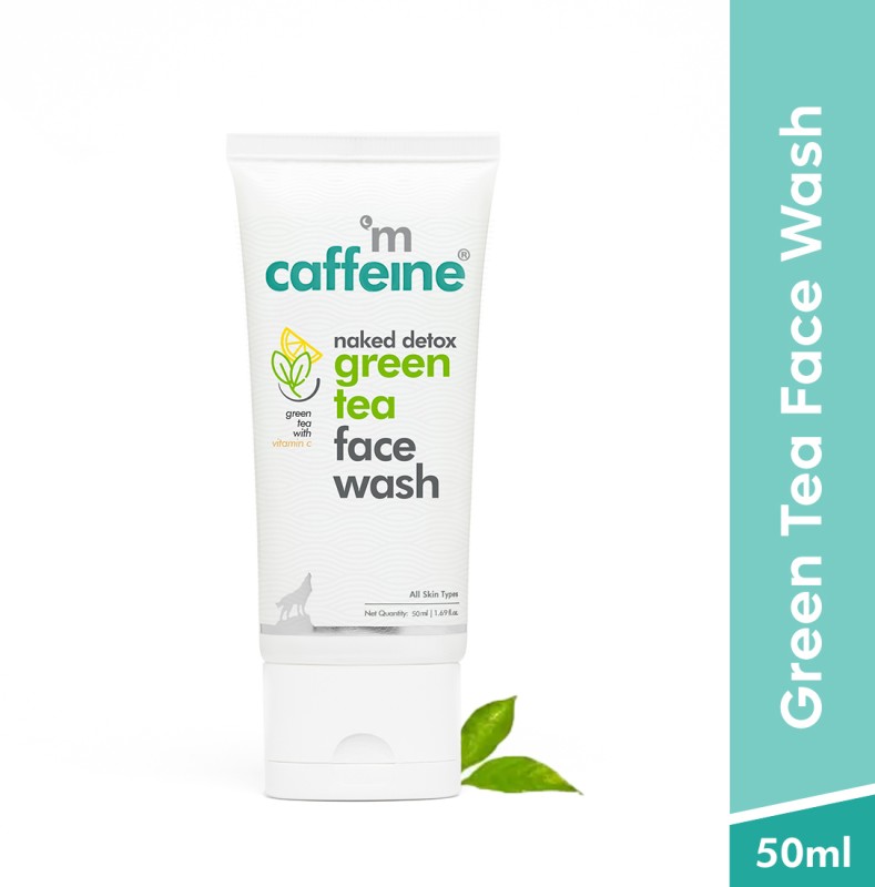 Mcaffeine De Tan Green Tea Vitamin C Face Wash For Men & Women, Reduce Acne, Glowing Skin Face Wash(50 Ml)