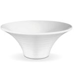 Milton Round Ivory Melamine Bowl, White, 1570 Ml, 9.5″