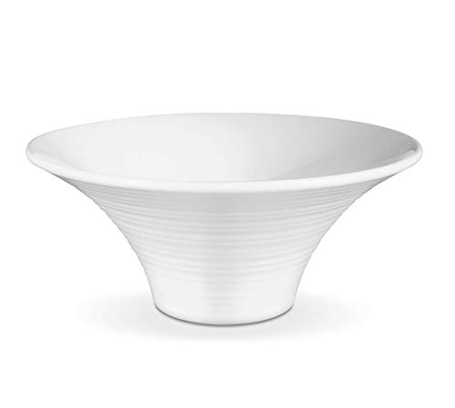 Milton Round Ivory Melamine Bowl, White, 1570 Ml, 9.5″