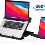 Portronics My Buddy Hexa 22 With Rotation Base, Mobile Holder, Adjustable Height, Foldable Por-1157 Laptop Stand