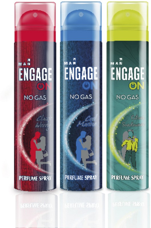 Engage On Perfume Spray 100Ml Each Perfume Body Spray  –  For Men(300 Ml, Pack Of 3)