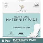 Azah Xxxl Super Absorbent Maternity Pads After Delivery For Ultra Heavy Flow Sanitary Pad(Pack Of 8)