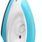 Longway Kwid Light Weight Non-Stick Teflon Coated Dry Iron, Electric Iron For Clothes | 1 Year Warranty| (1100 Watt, Blue)