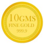 Vj Jewellers 10 Garm Fine Gold Coin 999.9 Purity 24K