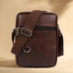 Tufh Men & Women Brown Messenger Bag
