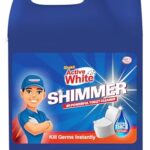 Active White Shimmer Disinfectant Toilet Cleaner, 5L Mega Jar