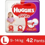 Huggies Wonder Pant Diapers L – 42 Count – L(42 Pieces)