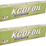 Kcofoil 9 Meters Food Grade Aluminium Foil| Isi Certified | Wrapping & Packing Aluminium Foil(Pack Of 2, 18 M)