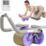 Seasons Roller Wheel Exercise With Elbow Support, Automatic-Rebound Abdominal Wheel Ab Exerciser(Multicolor)