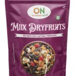 The Organic Nuts 100% Natural Premium Mix Dry Fruits With Almonds | Cashew | Kishmish | Apricot | Black Raisins | Dried Kiwi | Nuts And Dry Fruits (1000Gm)