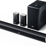 Mivi Fort S440 With Sub Woofer And 2 Satellite Speakers, Surround Sound 440 W Bluetooth Soundbar(Black, 5.1 Channel)