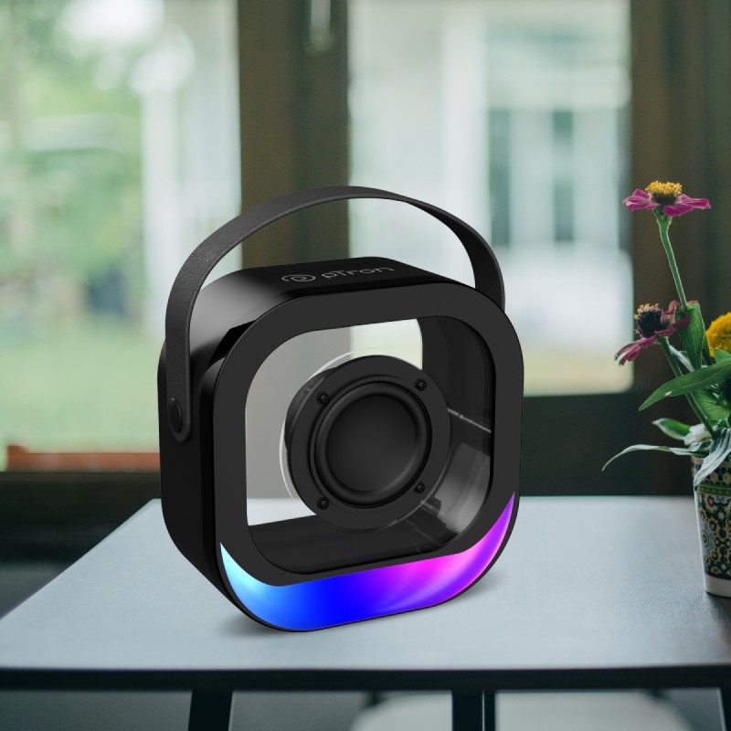 Ptron Fusion Moment 10 W Bluetooth Speaker(Black, Mono Channel)