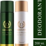 Denver Hamilton & Imperial Combo Deodorant Spray  –  For Men(400 Ml, Pack Of 2)