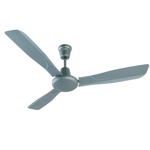 Crompton Luxian Infinia 1200 Mm Star Rated Energy Efficient Ceiling Fan |Antique Electroplated Finish | Decorative Ceiling Fan | 2 Years Warranty (Spanish Green Matte)