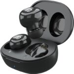 Portronics Harmonics Twins S3 Smart Tws Earbuds,20 Hours Playtime, Booming Bass Bluetooth(Black, True Wireless)